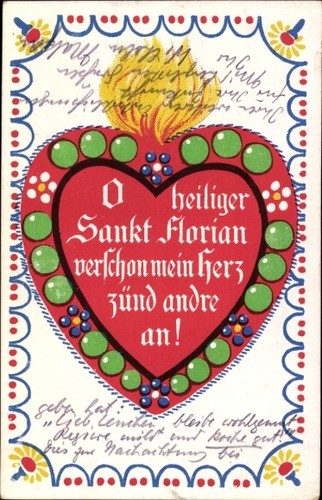 Heiliger sankt florian - heiliger,