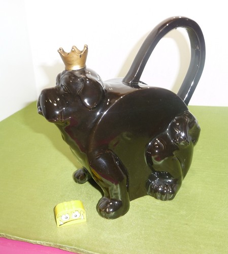 Mops schwarz design hund - schwarz,