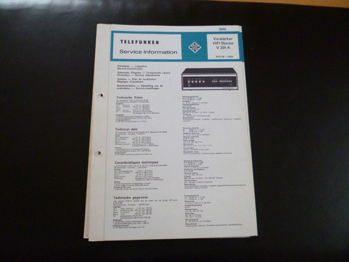 Original service manual - service,