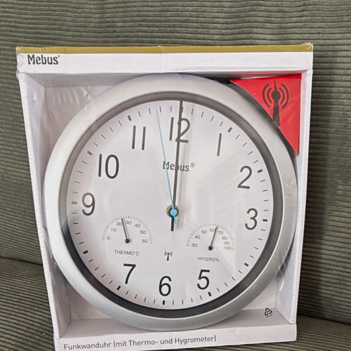 Mebus funk wanduhr analog - mebus,
