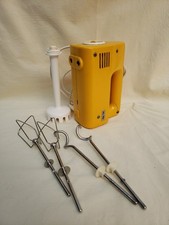 Kult DDR Handmixer Gelb RG 28s Mixer Rührgerät Mit Zubehör Knethaken Schneebesen