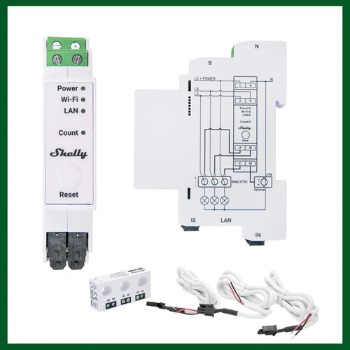 Shelly pro 3em - 3em-3ct63, für