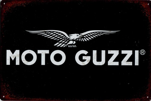 Blechschild guzzi 20x30cm - blechschild,
