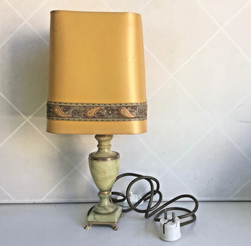 Vintage tischlampe onyx - tischlampe,,