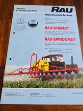 Rau Spritztechnik Sprimat Spridomat 02.1981 Prospekt Brochure c