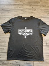 Band T-Shirt VNV Nation Größe XL grau neu ohne Etikett EBM