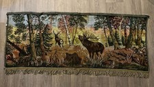 Wandteppich DDR Hirsch Wald