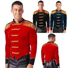 Herren Zirkus Kostüm Zirkusdirektorin Uniform Jacken Karneval Outfits Halloween