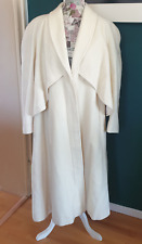 True Vintage Mantel lang Baumwollmantel Baumwollmischung beige Gr 42