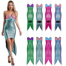 Damen Kleid Faschingskostüm Partykleid Sexy Meerjungfrau Kostüm Bühnenkostüme