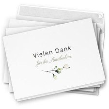 Trauer Danksagung Set 10