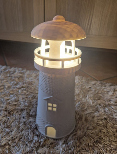 Leuchtturm figur mit led - ,