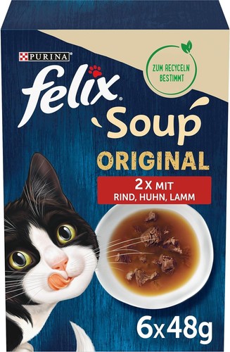 Felix katzennassfutter soup - felix,