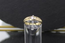 Diamantring, 585er Gelbgold