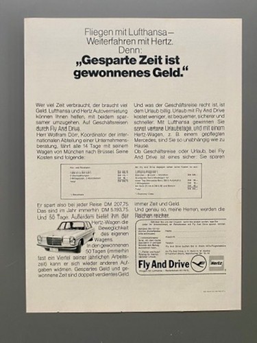 Lufthansa hertz mercedes - lufthansa,