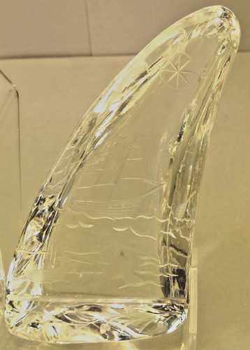 Skulptur aus glas der form - glas,