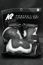 K2 Protection Junior Pad Set Größe XS für Inlineskating Kinder schwarz / grau