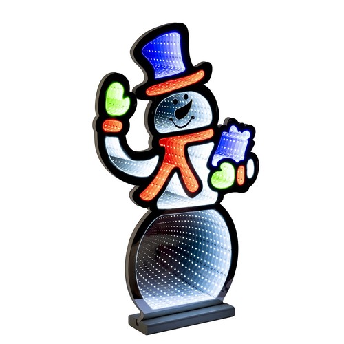 Led schneemann mit infinity - led-schneemann,