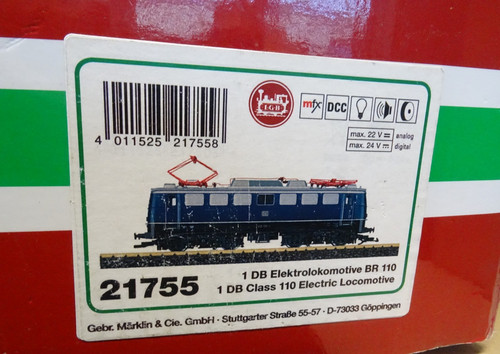 Lgb spur 21755 elektrolok br - spur,