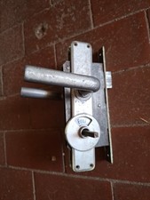 Drückergarnitur Drehschild (frei/besetzt) Türgriff Toilette Einsteckschloss DDR