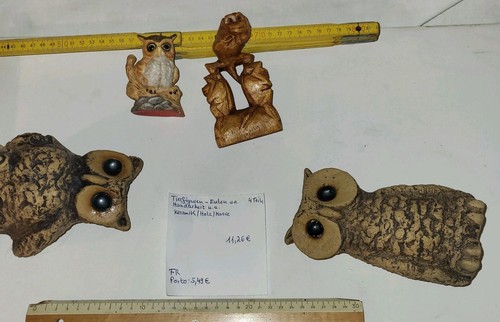 Tierfiguren eulen 4 - tierfiguren,
