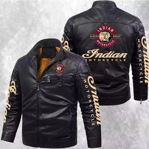 Herren indian bikerjacke - indian,