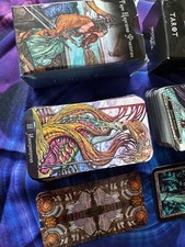 Tarot Set Judy Lescot mini und Tarot Fantasy russisch