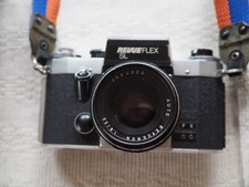 Revueflex SL aka Praktica Super TL + 3 Objektive - Telefoto-Ausrüstung + Koffer