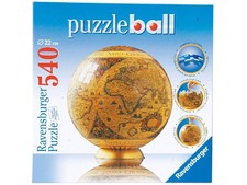 Ravensburger 3D Puzzleball Historische Weltkarte Globus 540 Teile 22cm ab 10J