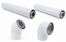 Abgasrohr  DN 80/125 mm