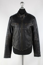 Damen lederjacke schwarz l - damen,
