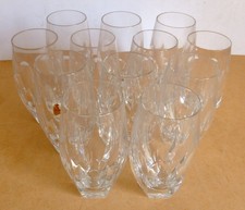 NACHTMANN SONJA 12 KRISTALL TRINKGLÄSER WASSERGLÄSER SAFTGLÄSER H 12,4 CM
