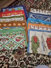 10 Geschirrtücher Malimo Vintage DDR