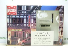 Busch 5400 Leuchtwerbung Aufrubbelbuchstaben mit Rote/Gelbe LED OVP UNBENUTZT