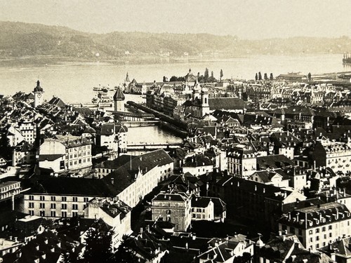 Schweiz luzern c1900 - schweiz, foto
