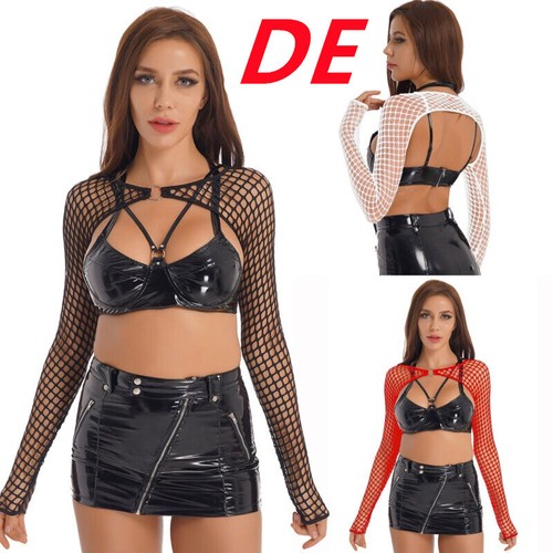 Damen crop top langarm - damen,