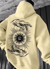Mystic Sun Hands Herren Hoodie
