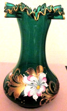 Böhmische Glasvase Jugendstil