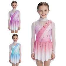 DE Mädchen Eiskunstlauf Kleid