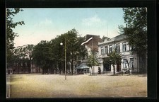 Burg a. Fehmarn, Ansichtskarte, Partie am Markt 1918 