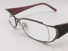 Menrad Brille Damen silber grün Rechteckig  61 130 l schmal 90er