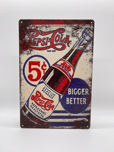 Blechschild pepsi cola 20x30cm - blechschild,