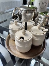 13-tlg. Marmeladendosen Parmesandose Gewürzdose Honigglas Senfdose Zuckerdose