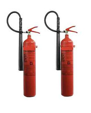 2 Stück 5kg CO2 Feuerlöscher