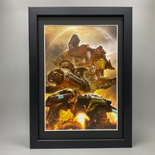 WARLORD BATTLE TITANS Gerahmte