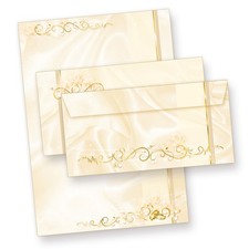 Briefpapier hochzeit perlmutt - briefpapier,