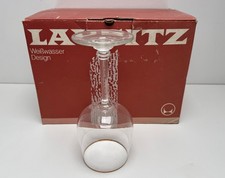 6 Kelchgläser Kristall Goldrand Lausitz Weißwasser Design OVP