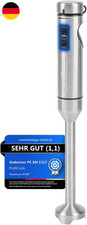 Proficook® Stabmixer 1000W | Extra Langer Mixstab | Laufruhiger Dc-Motor | Ice-C