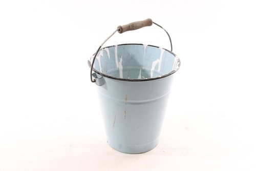 Alter eimer emaille metall - x,