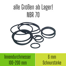 O-Ring NBR 70 ID Ø 100-200 x